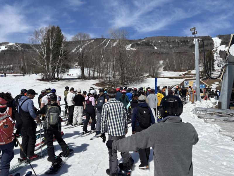 Mont-Sainte-Anne - ça en dit long sur la popularité de cette journée Mont-Sainte-Anne - ça en dit long sur la popularité de cette journée